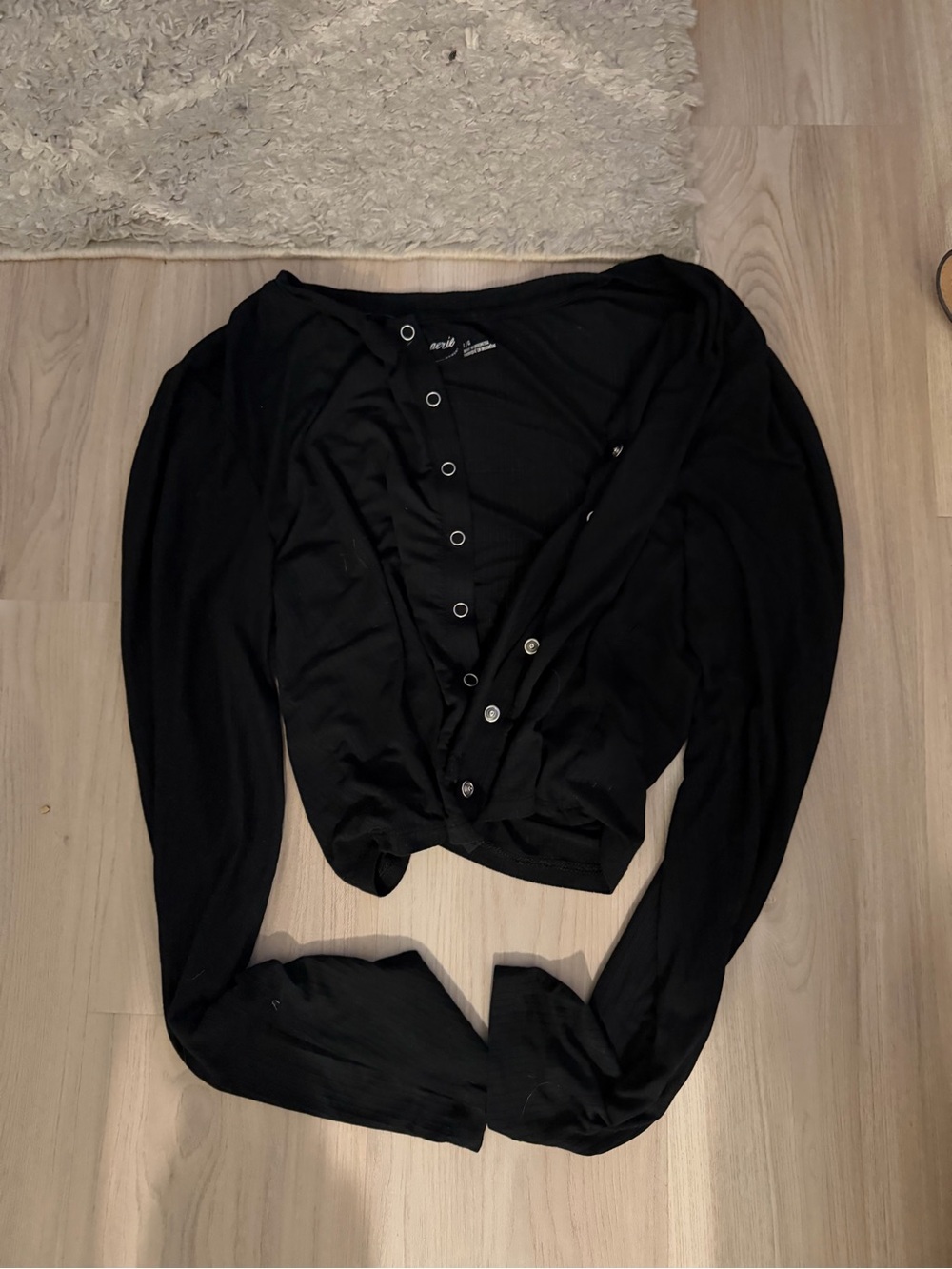 Aerie Black 5-Piece Women's Lounge Sleep  Set - Picture 6 of 7
